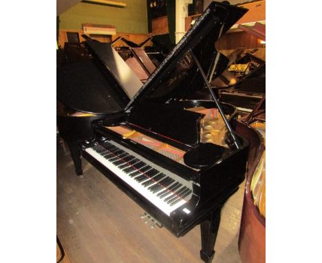 Steinway (c1906) A 5ft 10in 88-note Model O grand piano in an ebonised case on square tapered legs. Work has been done on thi