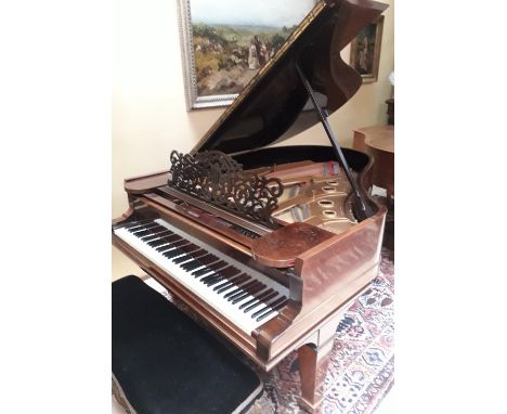 Steinway (c1902) A 6ft ‘old style’ 85-note Model A grand piano in a rosewood case on square tapered legs.  The piano has been