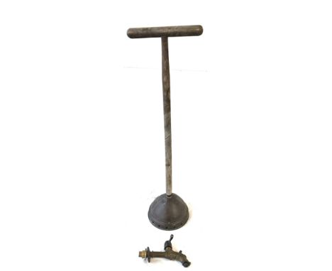 Vintage dolly plunger and out door tap 