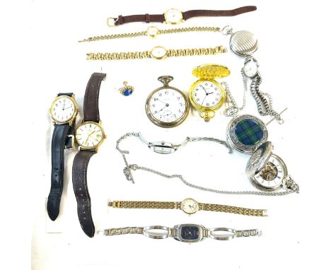 Selection of vintage and later pocket/ wrist watches, untested 