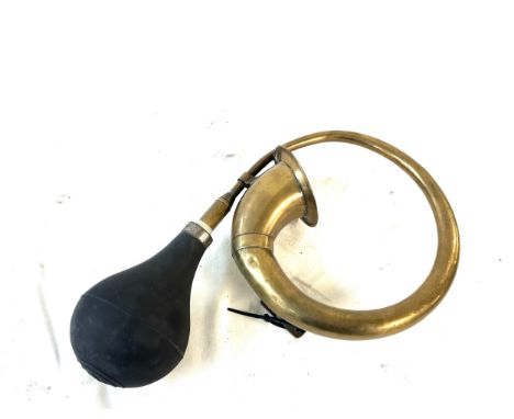 Vintage brass bicycle horn 