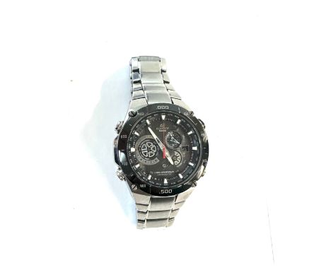 Gents Casio Edifice wristwatch, untested 
