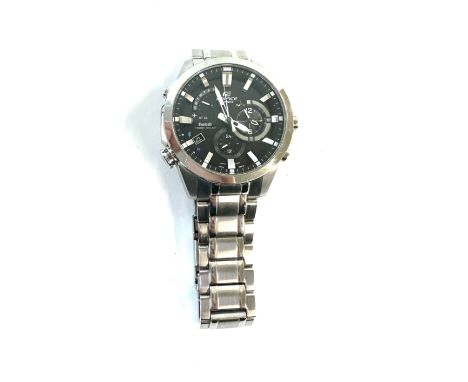 Gents Casio Edifice wristwatch, untested 