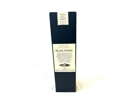 Brand new in box Blair Athol 12 Year Old single malt scotch whisky 70cl 