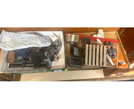 Selection vintage Action man clothing and accessories includes boots, life jacket etc 