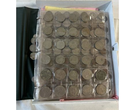 Folder of vintage and later coins 