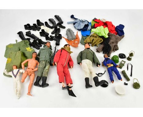 ACTION MAN; a collection of figures and costumes (qty).