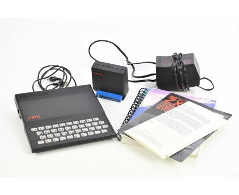 SINCLAIR; a ZX81, with manual. 