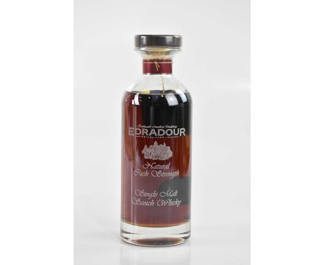 WHISKY; a single bottle of Edradour Highland single malt Scotch whisky, natural cask strength, 57.1% vol, 70cl, boxed.