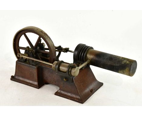 A scratch built hot bulb engine, length 30cm. 