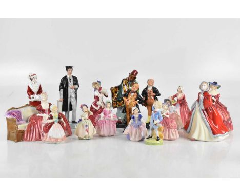 ROYAL DOULTON; a collection of figures comprising HN1997 'Belle of the Ball', HN1464 'Carpet Seller', HN2936 'Rachel', HN1811