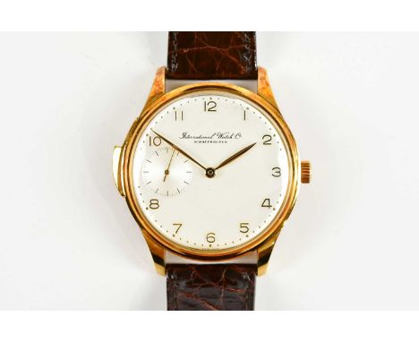 IWC (INTERNATIONAL WATCH COMPANY); a gentleman's limited edition Repetition Minutes Portugieser wristwatch, the dial set with