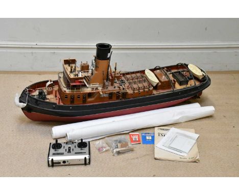 CALDER CRAFT; a scale 1:32 harbour tug, 'Imara', length 104cm, with instruction booklet and radio control.
