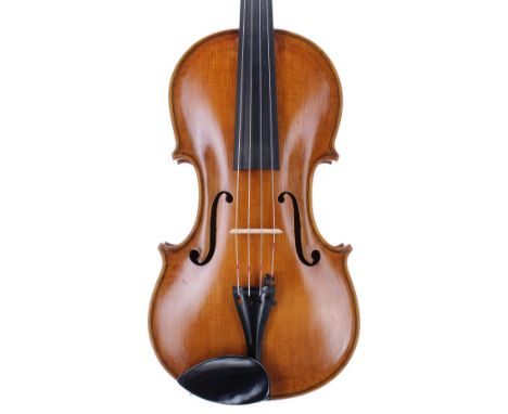 English viola by and labelled made by Maurice K. Bouette, London 1966, 16 1/8", 41cm