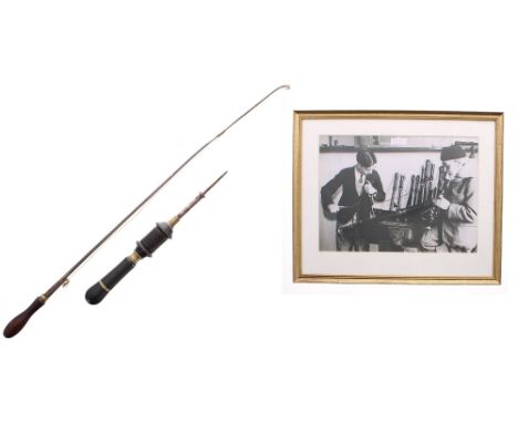 Bow drill by George Buck, London, circa 1860, inscribed G. Buck, Maker, 242, Tottenham Court Road, the handle and spindle of 