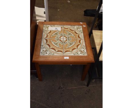 Mid Century tile top coffee table
