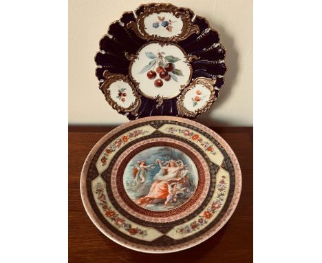 TWO 20th CENTURY CONTINENTAL CERAMIC PLAQUES

 