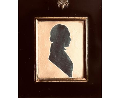 SILHOUETTE PORTRAIT- 'JOHN CHIPPENDALE BELLEW', APPROXIMATELY 9 x 7cm

 