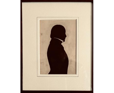 SILHOUETTE PORTRAIT OF SAMUEL CARTWRIGHT, SURGEON DENTIST, OF 32 BURLINGTON STREET, 1788-1864 (FIRST PRESIDENT OF THE ODONTAL