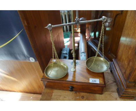 A set of late 19th/early 20th Century Avery balance scales.