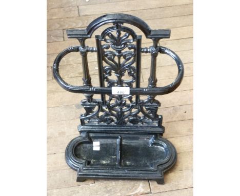 A reproduction Coalbrookdale style stick stand.