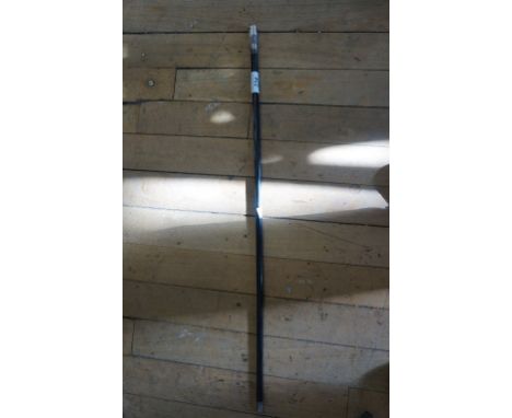A hallmarked silver mounted tipstaff, with St John's Ambulance Brigade crest.
