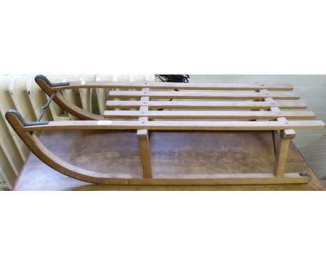 A vintage Bentwood childs' sled.