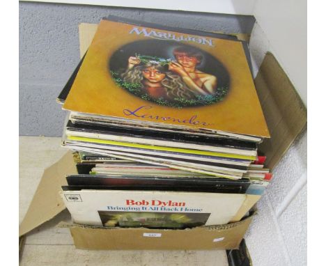 Collection of vinyl LPs to include Bob Dylan etc. 