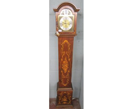 Inlaid cased Grandmother clock. This clock is approximately 170cm tall.We believe this clock is not very old and potentially 