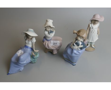 Collection of Nao figurines 