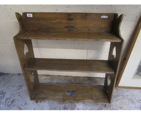 Pine plate rack 