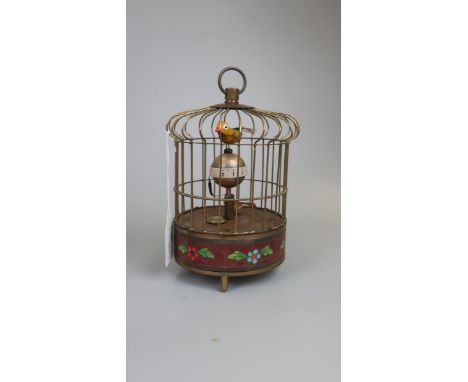 Bird cage clock 
