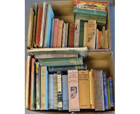 A selection of hardback and other children’s books, titles including: A Century of Girl’s Stories, by Ethel Boileau; The Chal