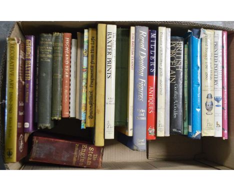 A selection of hardback books of general interest, titles including: The British Teapot, by Janet Street-Porter amd Tim Stree