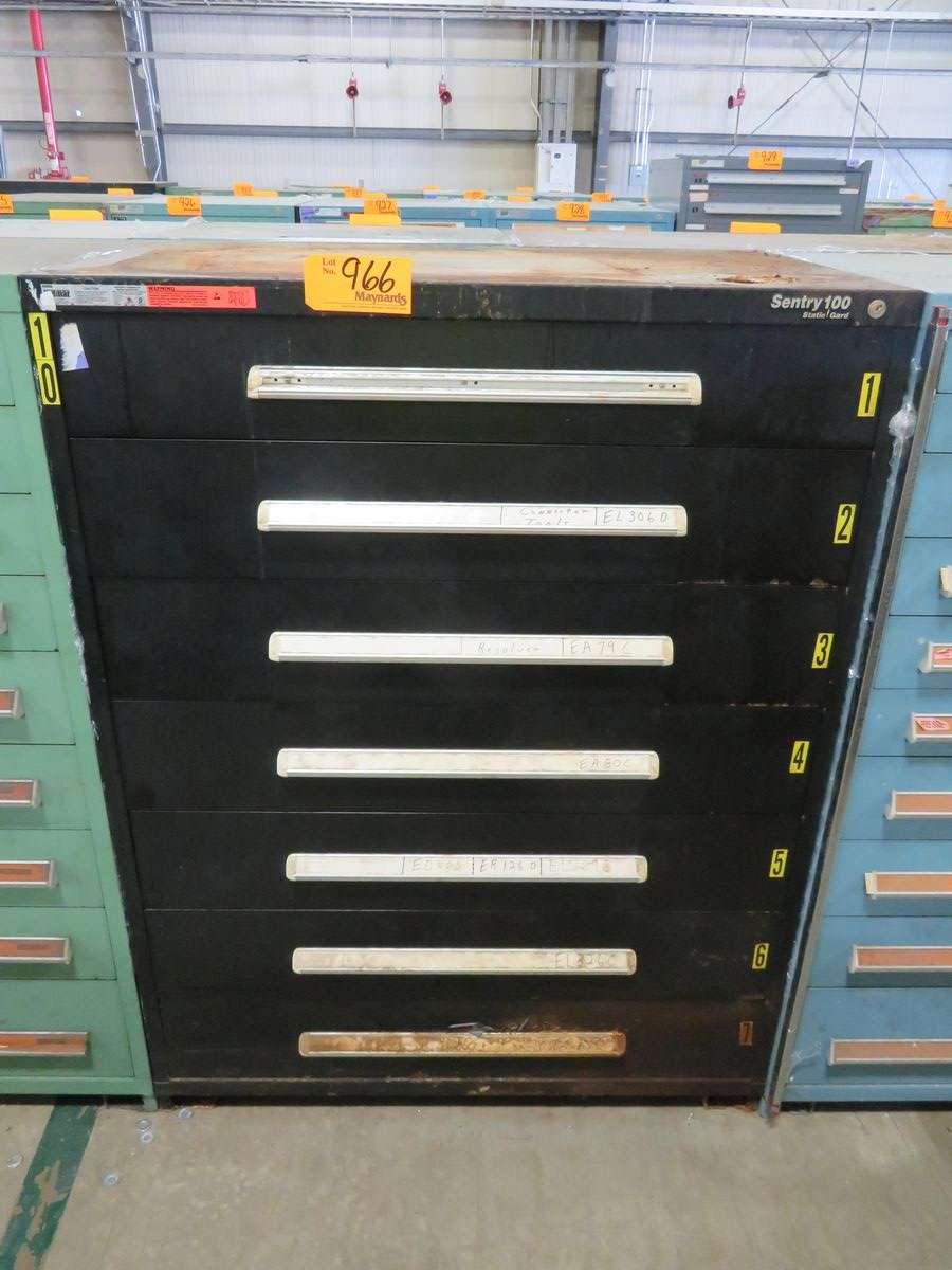 Stanley Vidmar Sentry 100 Static Guard Heavy Duty 7Drawer Parts