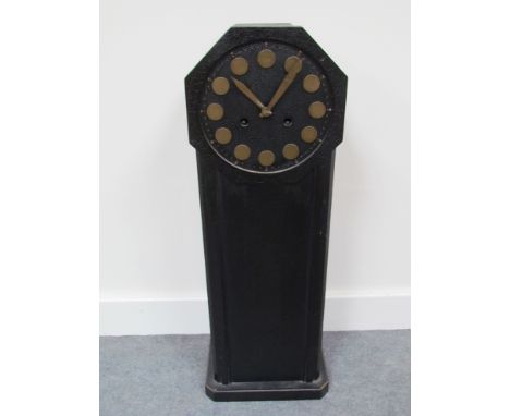 An early to mid-20th Century Deco mantel clock 39cm tall