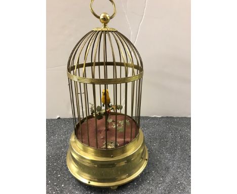 An automaton bird in cage (A/F)