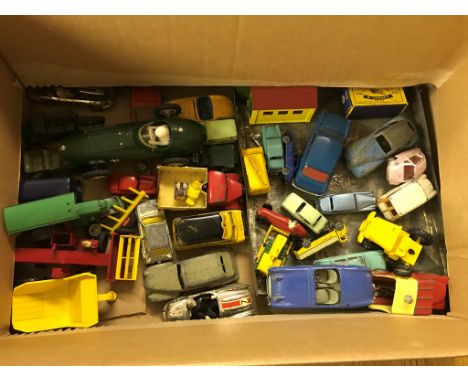 A quantity of vintage diecast vehicles to inc Kembo, Dinky and Corgi