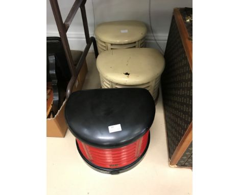 Three speaker cases (HMV)