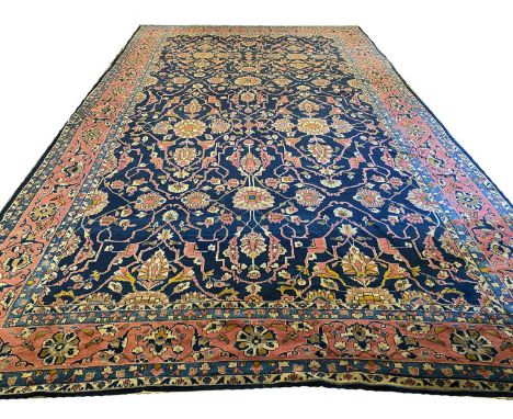 FINE PERSIAN MAHAL CARPET, 615cm x 352cm. 
