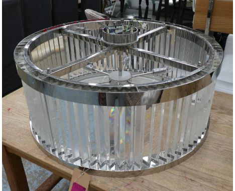 WIRED CUSTOM LIGHTING MONTPELIER PLAIN PENDANT LIGHT, 91cm diam. x 40cm H. 