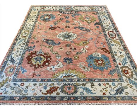 FINE CONTEMPORARY OUSHAK CARPET, 310cm x 250cm. 