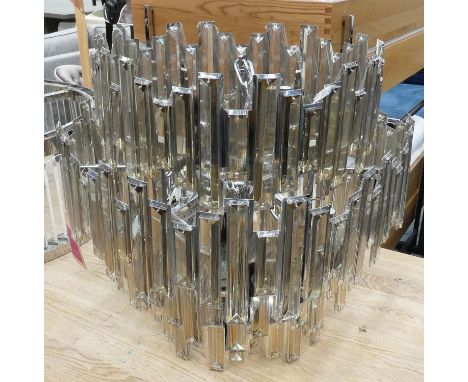 CHANDELIER, Murano style, 62cm drop minus chain. 