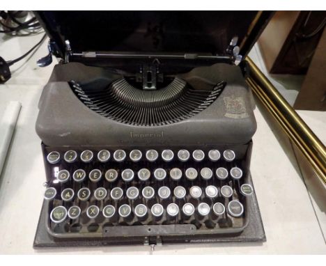 Portable imperial Companion portable typewriter. Not available for in-house P&amp;P 