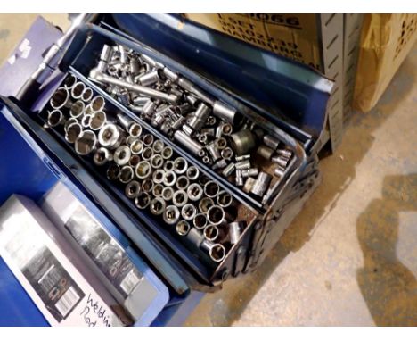 Toolbox full of sockets and ratchets. Not available for in-house P&amp;P 