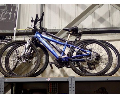 Two mountain bikes for restoration by Kobe and Carrera. Not available for in-house P&amp;P 