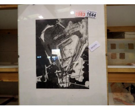 Signed Le Blanc lithograph. Not available for in-house P&amp;P 