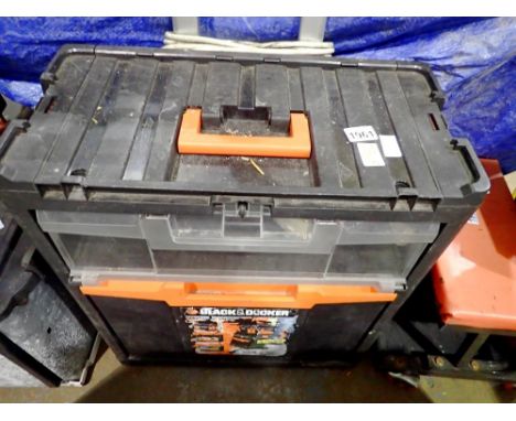 Heavy duty toolbox containing door fittings. Not available for in-house P&amp;P 