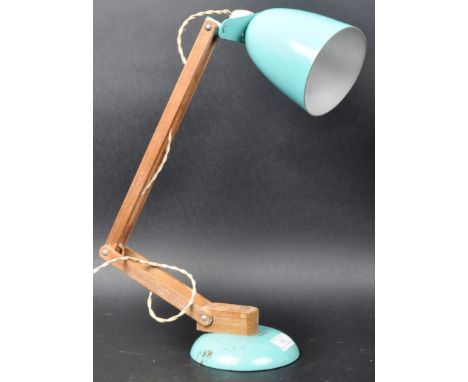 Terence Conran - Habitat - Mac Lamp No.8 - A retro vintage 1960s adjustable anglepoise desk / table work lamp light (Maclamp)