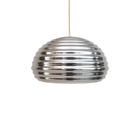 After Castiglioni Brothers - A contemporary designer Art Deco style Splugen Brau pendant light. The shade of beehive shape, i